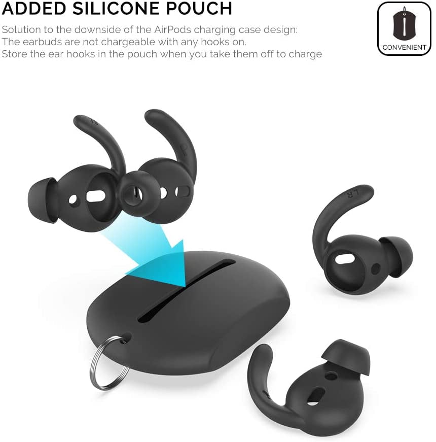 AhaStyle 2 Pairs Silicone Ear Hooks 