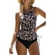 thumbnail image 1 of Sunloudy Charming Women Bikini Set, Neck Hanger Sin mangas Backless Crop Tops Bragas de color sólido para el verano, Ropa de mujer Sunloudy  S M L XL, 1 of 5