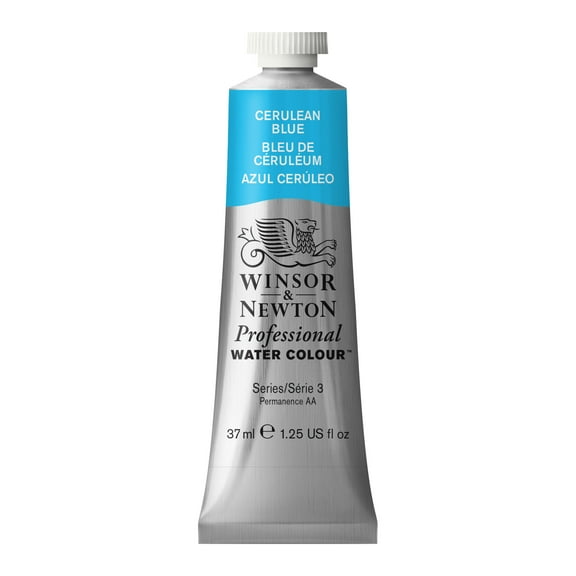 Winsor & Newton Professional Watercolor, 37ml, Cerulean Blue