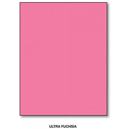 Mohawk BriteHue Bright Color Paper | Ultra Fuchsia | 24lb Bond / 60lb Text Paper | 8.5" x 11" (Letter Size) | 100 Sheets Per Pack