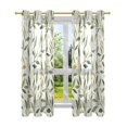 thumbnail image 7 of Yayeee Window Curtains Light Filtering 63"x42" Grommet Panel Pair Home Living Room Decor, Lush Greenery, 7 of 7