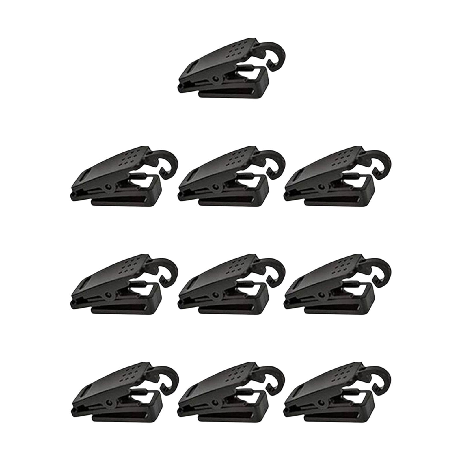 Baoblaze 5x10Pcs Helmet Clip Holder Hook for Sports Skateboard Cycling