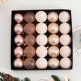 thumbnail image 4 of 25-Piece Reusable Christmas Ball Set - Shatterproof Ornaments Scratch Paint Finish, Classic Hanging Xmas Spheres for Tree and Wreath, 4 of 8