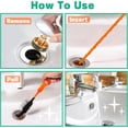 thumbnail image 2 of FRKSMD-Drain Snake Hair Drain Clog Remover - 6 Pack Shower Snake Sink Unclogger Tool with Exquisite Packaging (Orange), 2 of 3