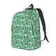thumbnail image 1 of Disketp Christmas French Bulldog Mochila de Lona Estampada, Mochila Escolar de Viaje Ligera para Estudiantes y Portátil-Small, 1 of 5