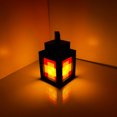 thumbnail image 6 of XMMSWDLA 16-Color Pixelated Lantern Night Light - Rechargeable LED Mood Lamp with Touch Switch & Remote Control, Mountable Wall/Table Light , Boys' Room Decor (Excluding chains and brackets）, 6 of 9