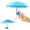 Blue, variant on Device Shade Mount, 10" x 8.2" Compact Top with Grip Base, Handset Screen Guard, Ideal for Dash Patio Tabletop Use