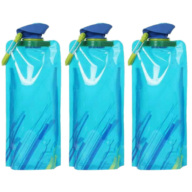 Collapsible Water Bottles Leakproof Valve Reuseable Bpa Free