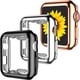 thumbnail image 1 of 3 Pack Compatible with Apple Watch Case 38mm,Soft HD High Sensitivity Screen Protector with TPU All Around Anti-Fall Bumper Protective Case for iWatch Series 3/2/1 38mm Black/Silver/Rose Gold, 1 of 5
