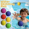 thumbnail image 2 of Water Skipping Ball | 1pcs Bounce Balls | Water Bouncing Beach Balls & Grip Ball | Pool Toys for Kids Age 5-8-12 | Great Summer Water Toy for Beach Swimming Pool River Lake Green, 2 of 2