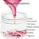 thumbnail image 4 of Frascos de cosméticos de color rosa de 20 gramos con tapas, recipientes de plástico para cosméticos de 6 piezas, recipientes de muestra de tamaño de viaje, 4 of 5