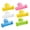 Assorted Color, variant on SWETRACE Toothpaste Saver Squeezer Abs 6Pcs 3.1X2.2X0.9In