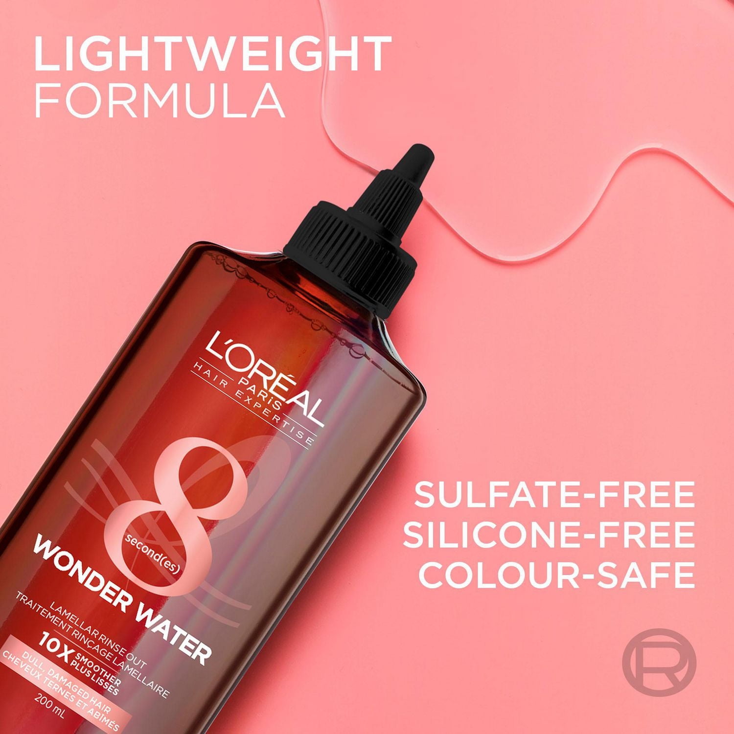 L'Oréal Paris Wonder Water Lamellar Rinse Out Treatment, Smoothes & boosts shine