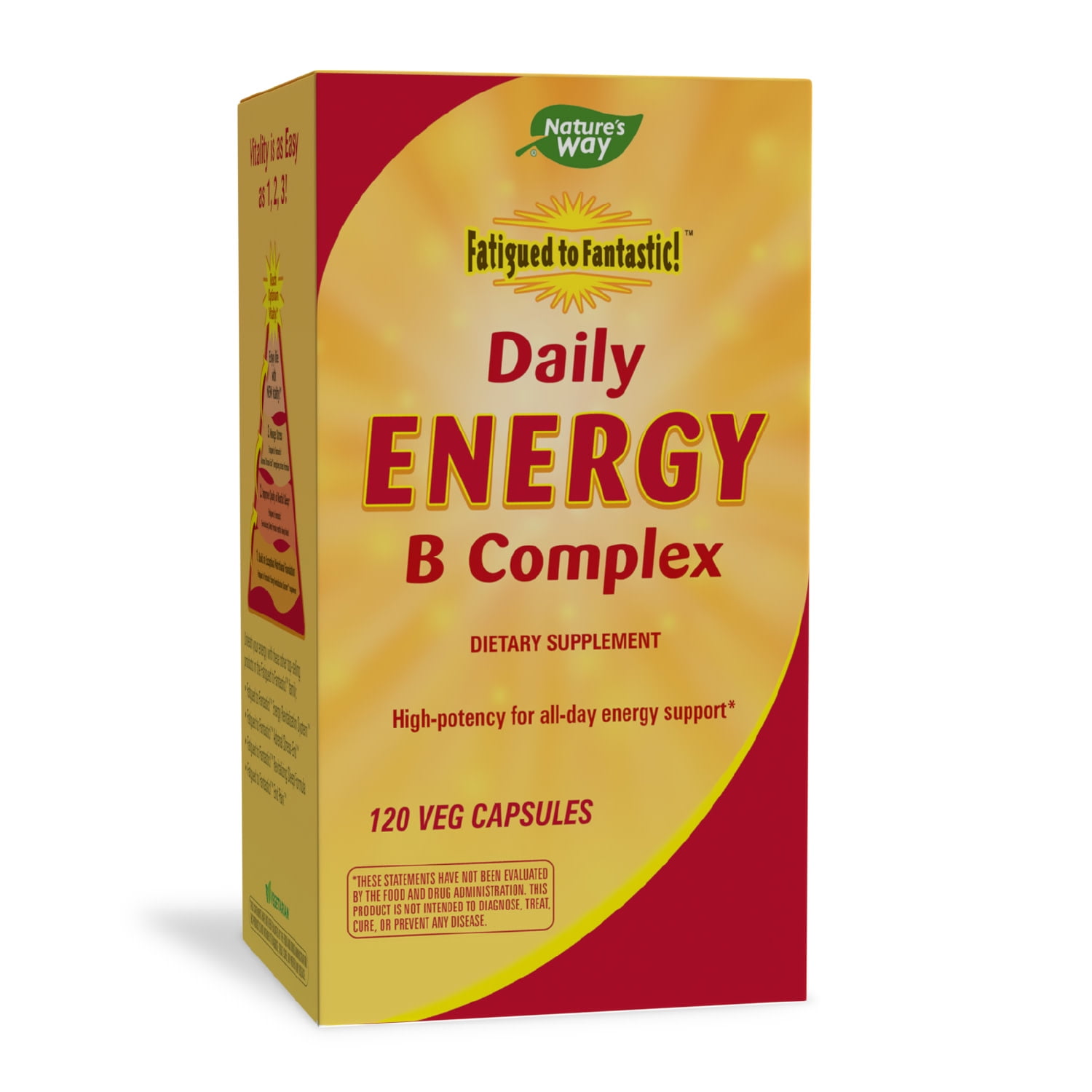 Nature's Way Fatigued to Fantastic!™ Daily Energy B Complex, 120 VCaps