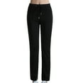 thumbnail image 1 of Pantalones de yoga superelásticos de seda de leche para mujer: pantalones deportivos de moda informal, 1 of 8