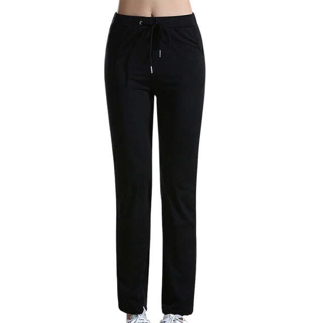 Pantalones de yoga superelásticos de seda de leche para mujer: pantalones deportivos de moda informal