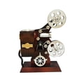 thumbnail image 4 of HINTRMENT 1Pc Music Box Retro Movie Projector Shape Brown Storage Box Classic Melody, 4 of 7