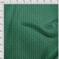 thumbnail image 4 of oneOone Velvet Green Fabric Dot & Honey Bee Fabric For Sewing Printed Craft Fabric By The Yard 58 Inch Wide, 4 of 5