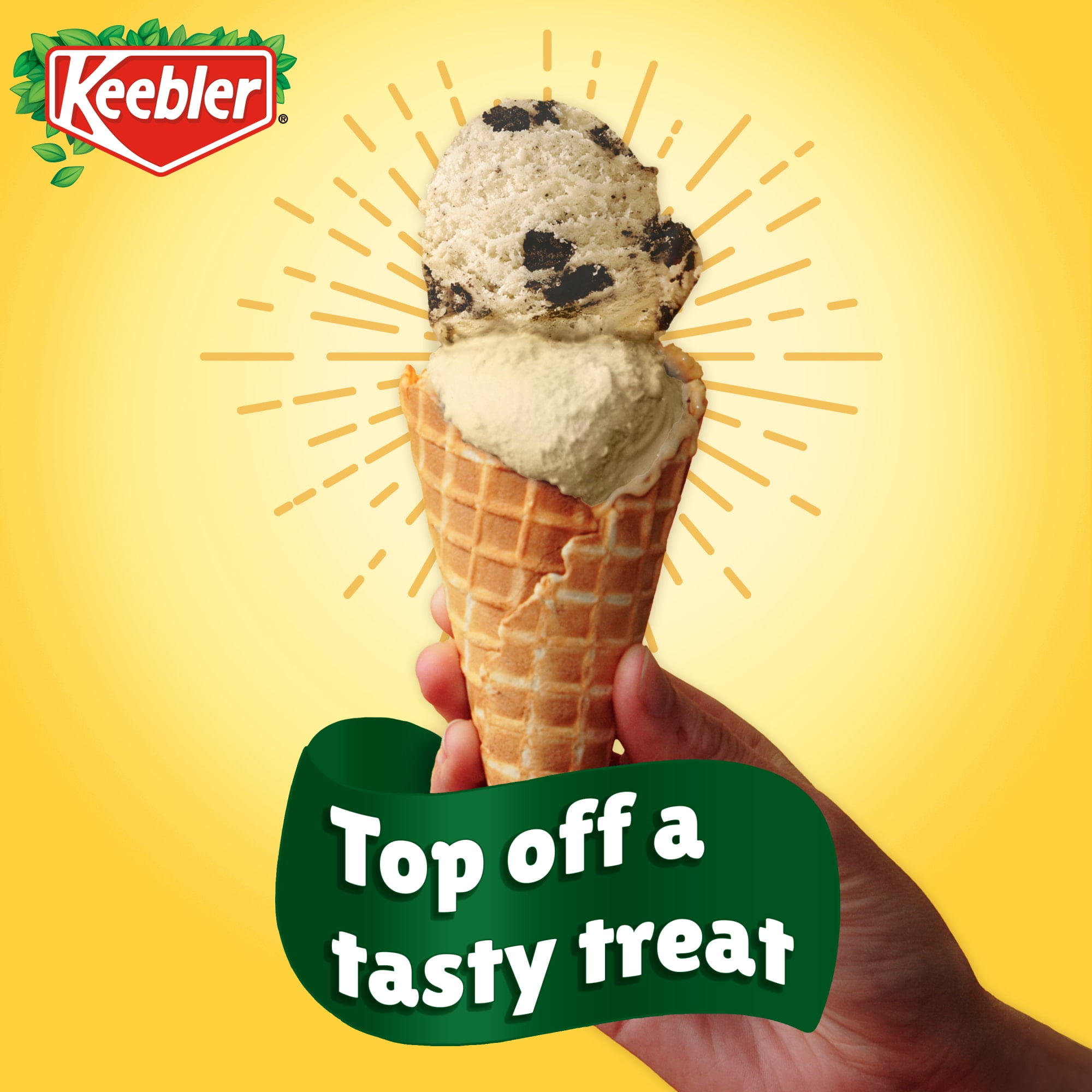 Keebler Waffle Ice Cream Cones, 5 oz, 12 ct