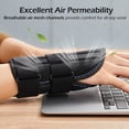 thumbnail image 3 of Steel Plate Wrist Support Sport Sprain Wrist Rest Support Removable Splint Fixed Splint Wrist Support L:13.5*21.5cm 2pcs, 3 of 5