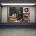 thumbnail image 5 of Fondo de Navidad rectangular Farfi, tela sin arrugas, fondo de Papá Noel, pantalla, decoración de fiesta, 5 of 5