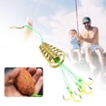 thumbnail image 4 of Crochet de Fond Suspendu Explosion Ressort Enroulable Crochet Fluorescent Boîte Barbelée Poisson Isen, 4 of 9