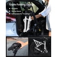 thumbnail image 4 of Electric Bike for Adults, 20" Fat Tire Folding Ebike with Peak 1200W Motor, 7 Speed 25MPH 48V 13.5AH, Adjustable Bike Stem, (White) with Front Basket, 4 of 9
