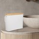thumbnail image 2 of Toilet Paper Storage Holder: Foldable Tissue Storage Basket With Lid Waterproof Toilet Paper Organizer For Kitchen Living Room And Bedroom, 2 of 3