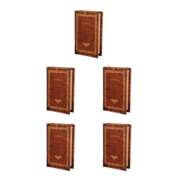 Wosthever Libro falso decorativo de estilo europeo, libros falsos para mueble de tv vivo Type2 NO2