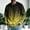Yellow, variant on Mens Fashion Gradient Sweatshirt Casual Loose Long Sleeve Crewneck Pullover Tops Orange M-4XL