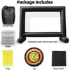 Inflatable Movie Screen 16ft Inflatable Projector Screen Portable Huge Outdoor Screen Blow up Movie Screen with Quiet built-in fan