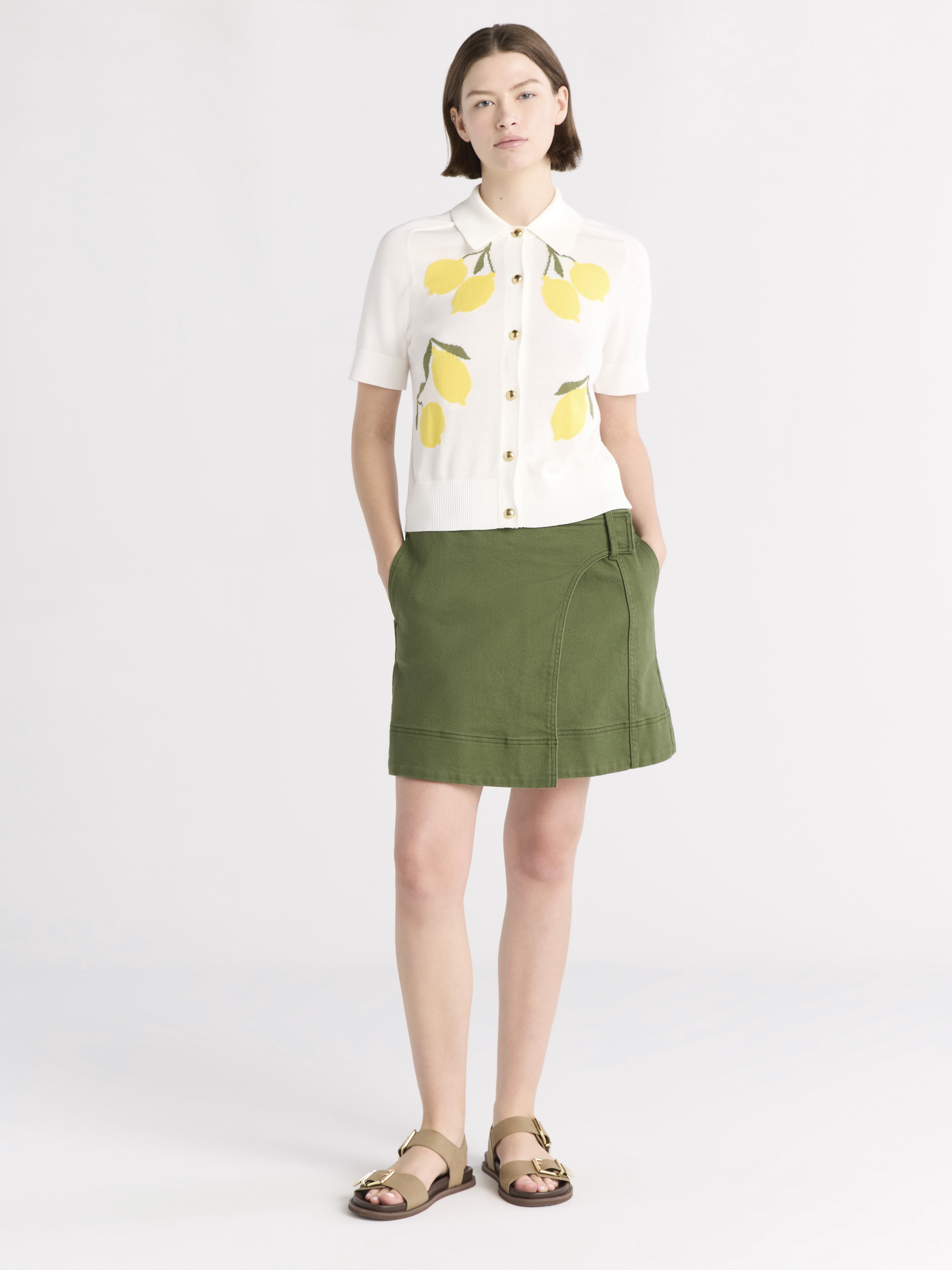 Women's Asymmetrical Mini Skirt, Sizes 0-18 - image 2