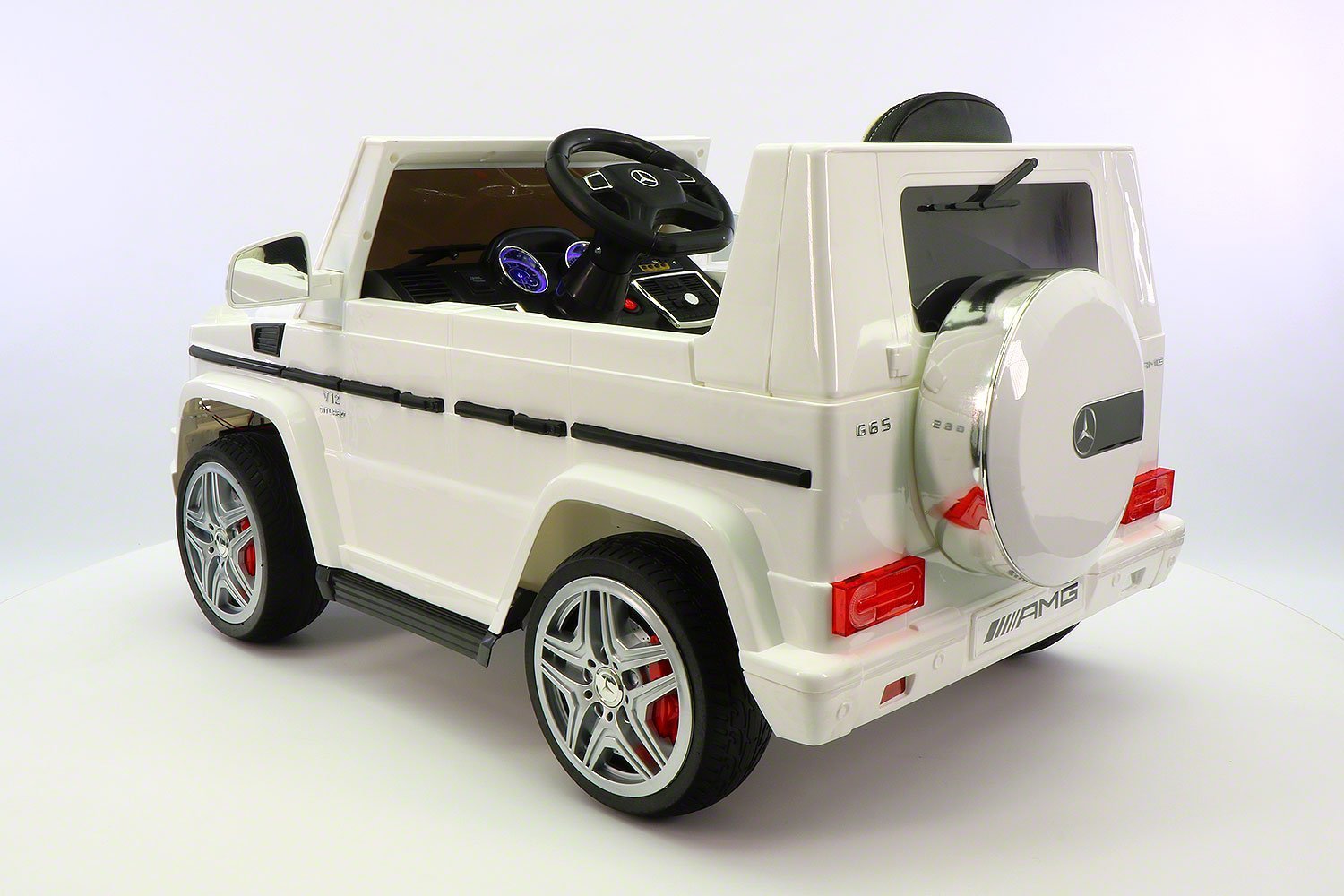 white mercedes power wheels