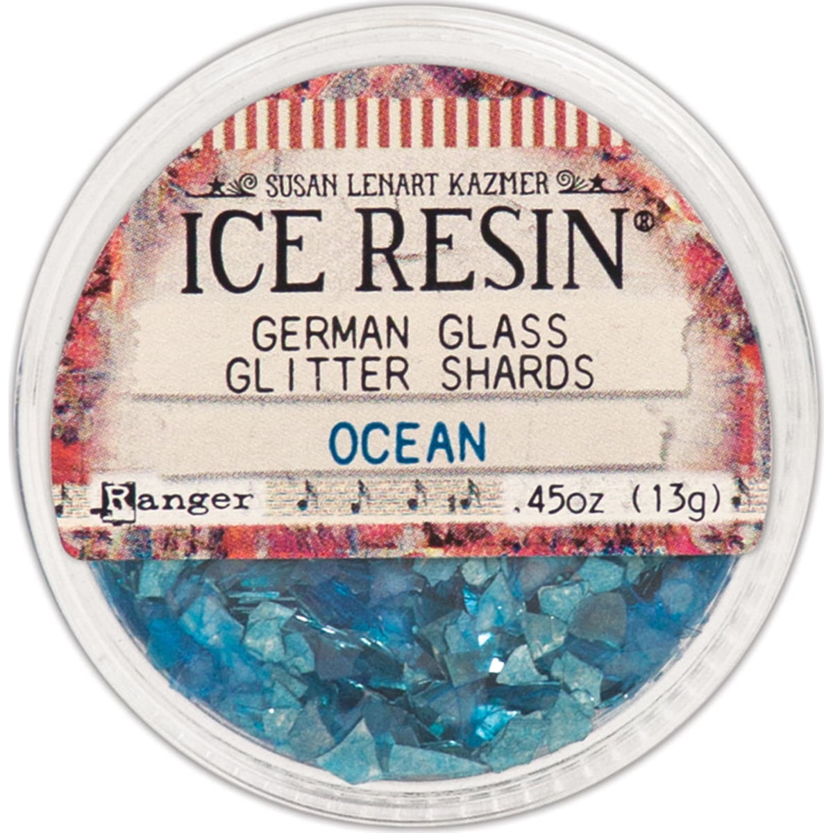 Ice Resin Glass Glitter Shards - Ocean