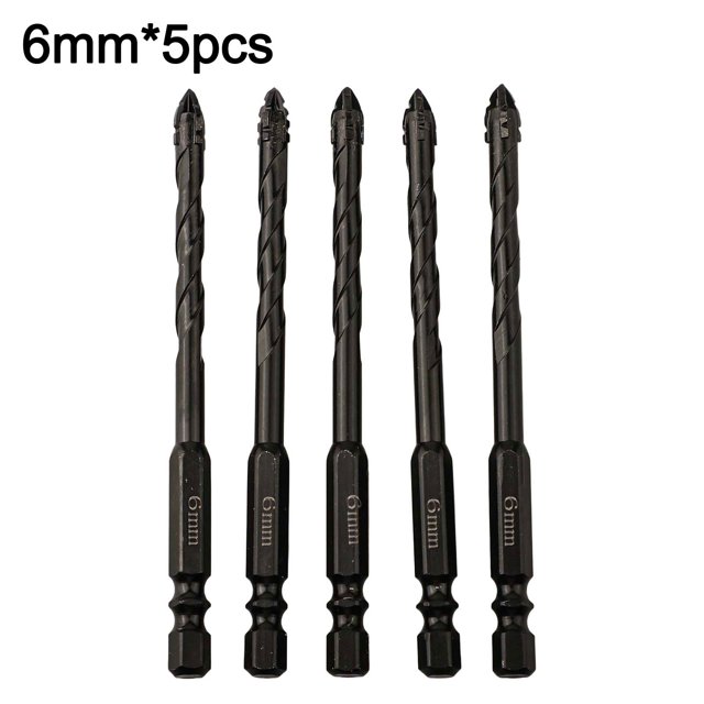 Four-Flute Sawtooth Eccentric Drill Bit Professional Carpentry Tools For Glass Ceramic Concrete Brick Metal Drill Bit Set - D