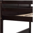 thumbnail image 5 of Harper & Bright Designs Pine Wood Bunk Bed Removable, Full-Over-Full, Espresso, 5 of 8