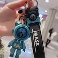 thumbnail image 3 of Oubit Cartoon Keyring,Keychain Pendant Cute Cartoon Cute Keychain Silicone Cute Keyring Streamlined Design, 3 of 5