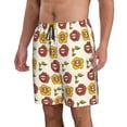 thumbnail image 2 of Balery Sunflowers And Skull Traje de Baño Estilo Hawaiano para Hombre, Shorts de Secado Rápido con Bolsillos-Large, 2 of 6