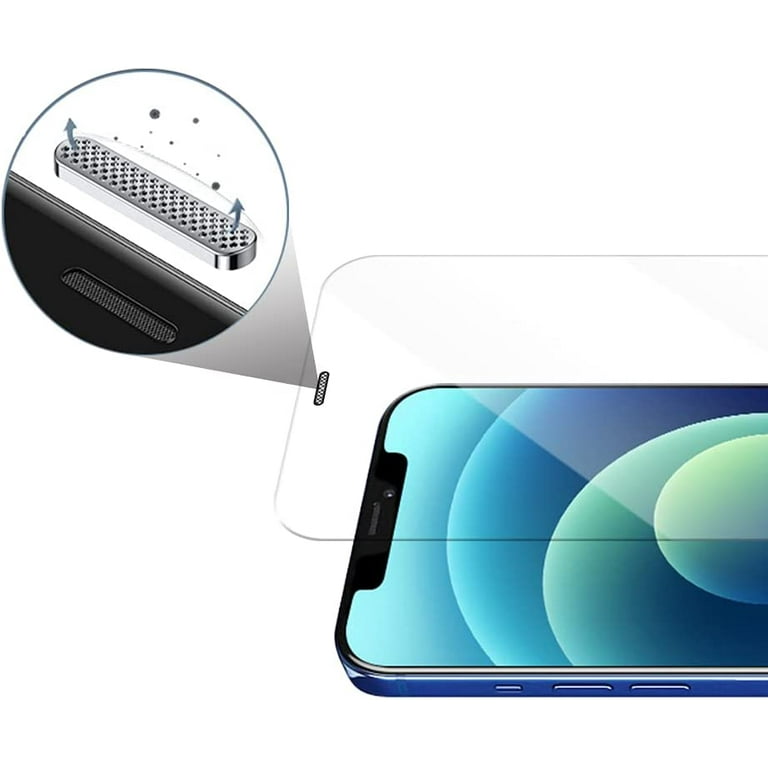 KIQ Tempered Glass Screen Protector Anti-Scratch with Built-in Dust-proof Net for Apple iPhone 12 / 12 Pro KIQ Tempered Glass Screen Protector Anti-Scratch with Built-in Dust-proof Net for Apple iPhone 12 / 12 Pro