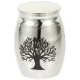 thumbnail image 1 of 1 Pce Conteneur de Cendres d'Os Funéraire en Acier Inoxydable Mini Pot Cendre d'Animal, 1 of 3