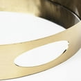 thumbnail image 5 of Mercana Serkis Gold Metal Mirrored Base Round Tray, 5 of 7