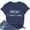 Dark Blue, variant on Fun Facy I Don't Care Graphic Tees for Women Summer Casual Short Sleeve Crewneck Funny Saying T Shirts