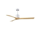 thumbnail image 6 of Matthews Fan Company Nk-60 Nan 60" 3 Blade Indoor Ceiling Fan - Matte White / Light Maple, 6 of 7