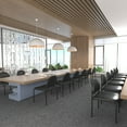 thumbnail image 4 of Boss Office Products Dimond Caressoft Stacking Chair in Black (B9505-CS), 4 of 4