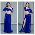 thumbnail image 6 of Sets of Top and Skirt Belly Dance Costumes Sequined Bead Retro Dresses, 6 of 10
