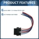 thumbnail image 4 of Unique Bargains No.61132359993 Conjunto de arnés de cableado de faros para BMW Series 1 2 3 4 F20 F21 F22 F23 F28 M2 F30 F31 F32 F33 F36 11-21 Luz trasera, 4 of 7