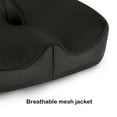 thumbnail image 3 of Bewildely Alivia el dolor de espalda con este cojín de látex antideslizante para asiento, almohadilla de descompresión para vértebras Juegos de cama Malla negra pequeño, 3 of 6