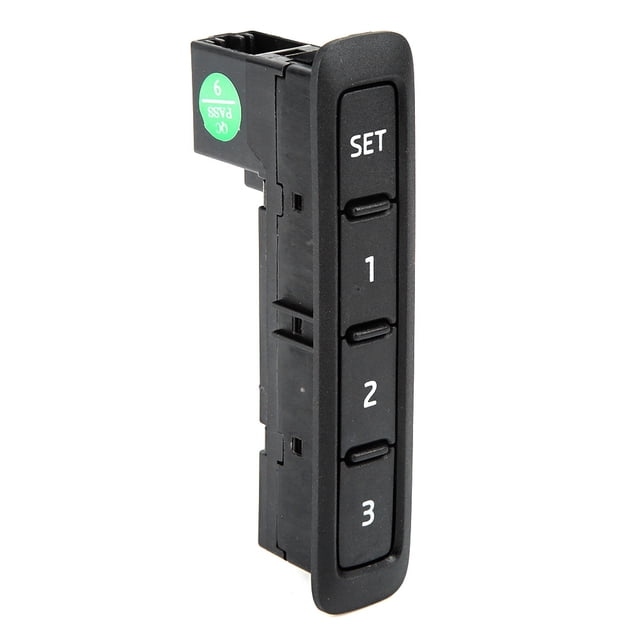 Rankomu Interruptor de Asiento eléctrico para automóvil, Interruptor de Ajuste de Asiento Interruptor de Asiento Botón de Ajuste Reemplazo 1Z0959769 Ajuste para Octavia