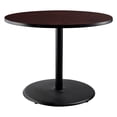 thumbnail image 2 of Pemberly Row Cafe Table 30"H Particleboard Black Frame Mahogany Top, 2 of 2