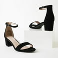 thumbnail image 5 of J. Adams Daisy Sandals, Comfortable Ankle Strap Block Heel Block Heel Open Toe Shoes, Chunky Heels for Women, 5 of 7